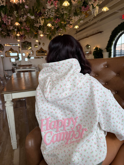 Happy Camp3r Tea Rose Puff Series Hoodie