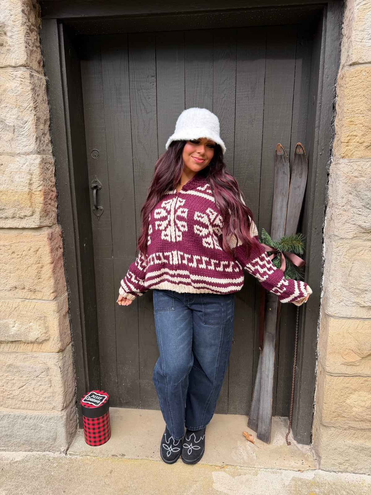 Warming Up Knit Zip Sweater