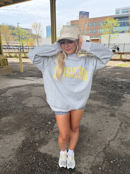Pittsburgh Mockneck in Sunny Polka Dot