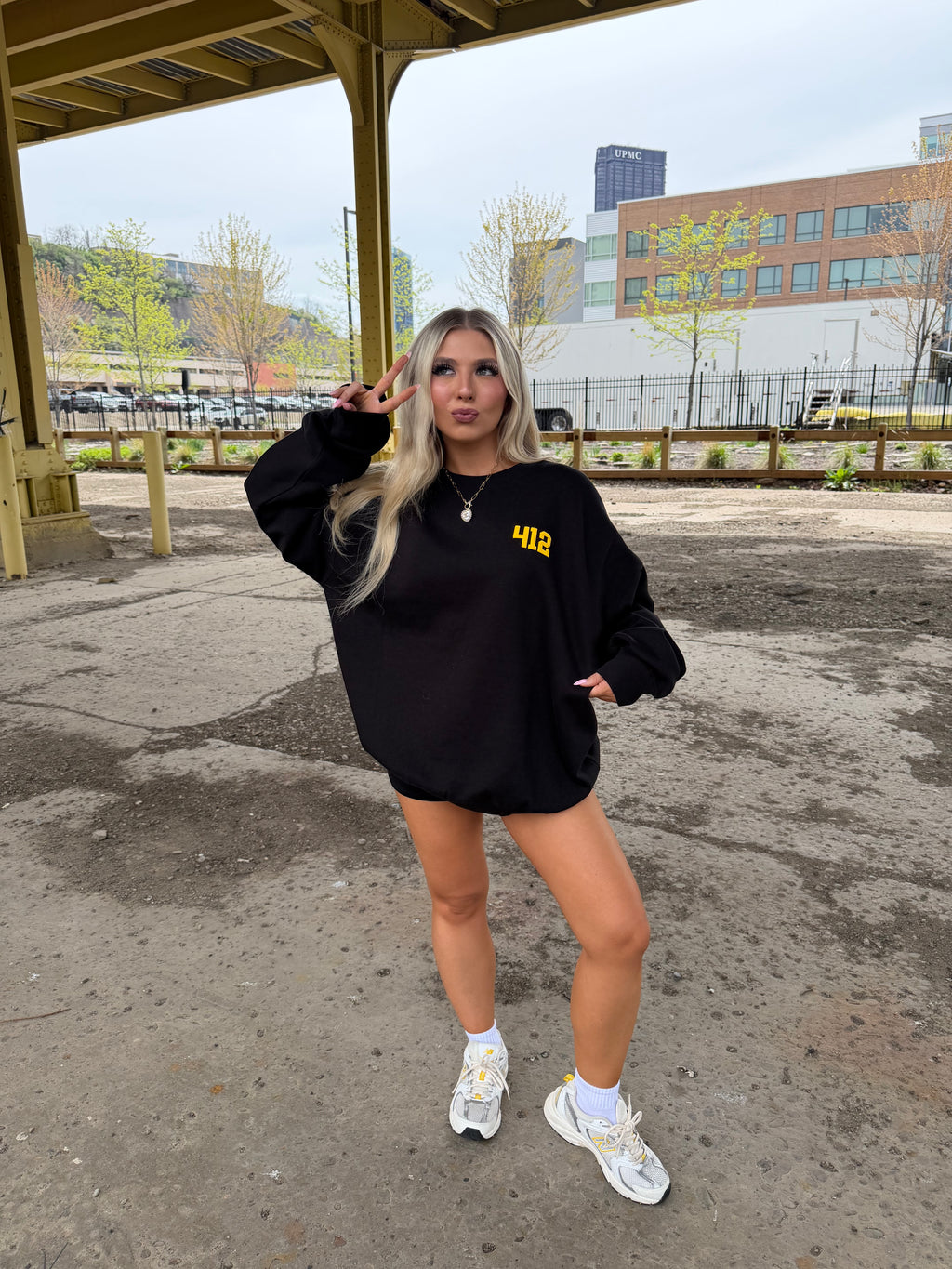 412, W/ Love PGH in Black/Yellow