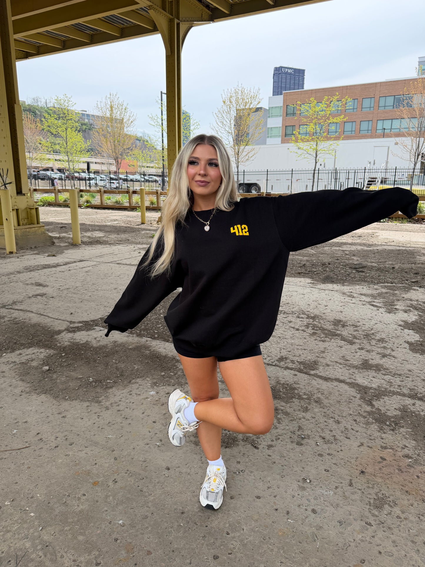 412, W/ Love PGH in Black/Yellow
