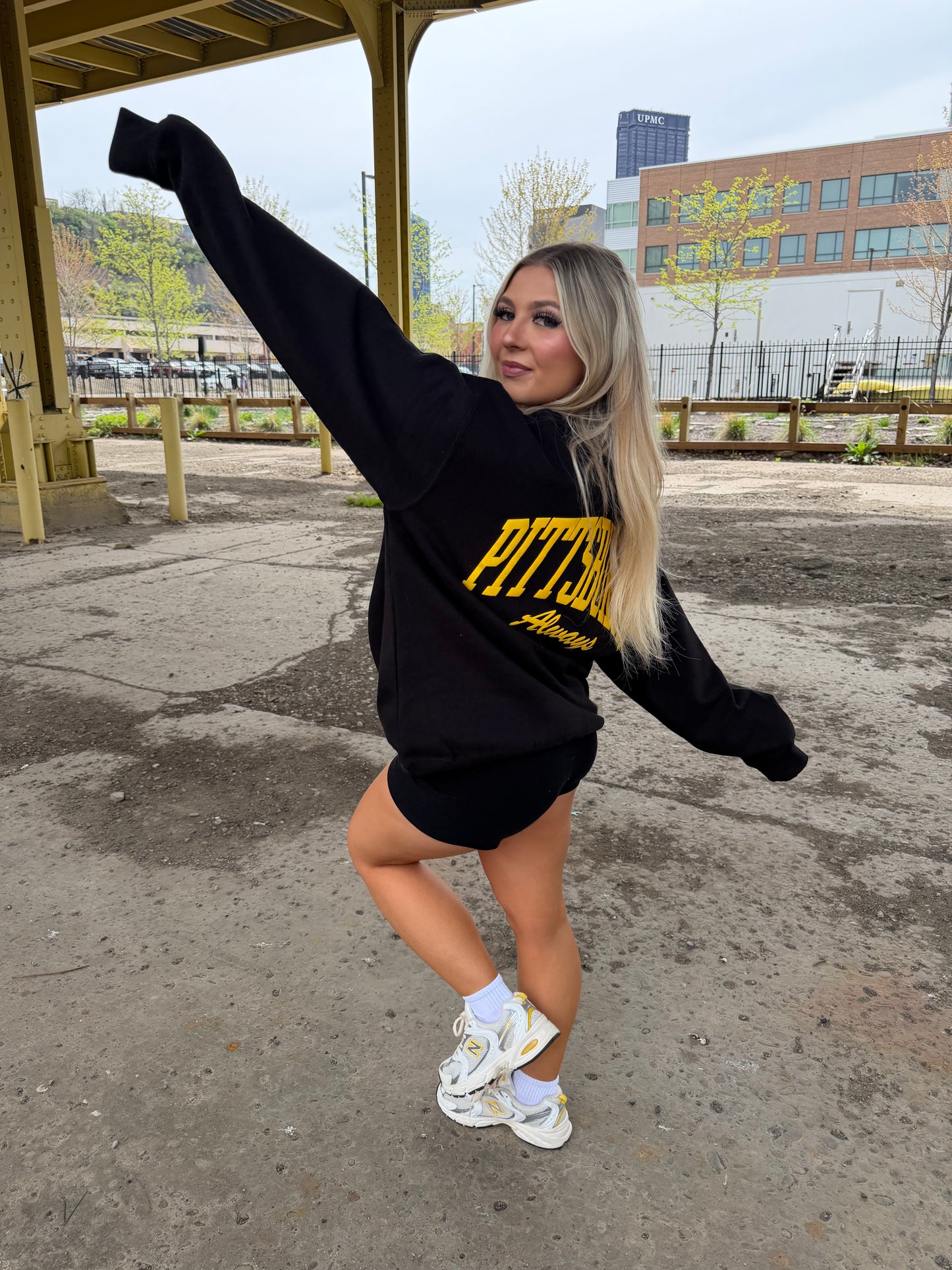 412, W/ Love PGH in Black/Yellow