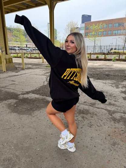 412, W/ Love PGH in Black/Yellow