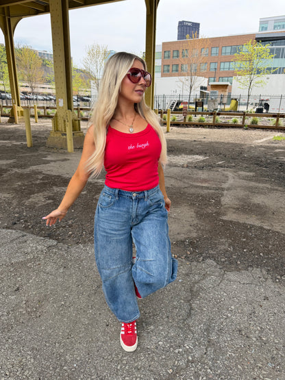 The Burgh Cami in Red