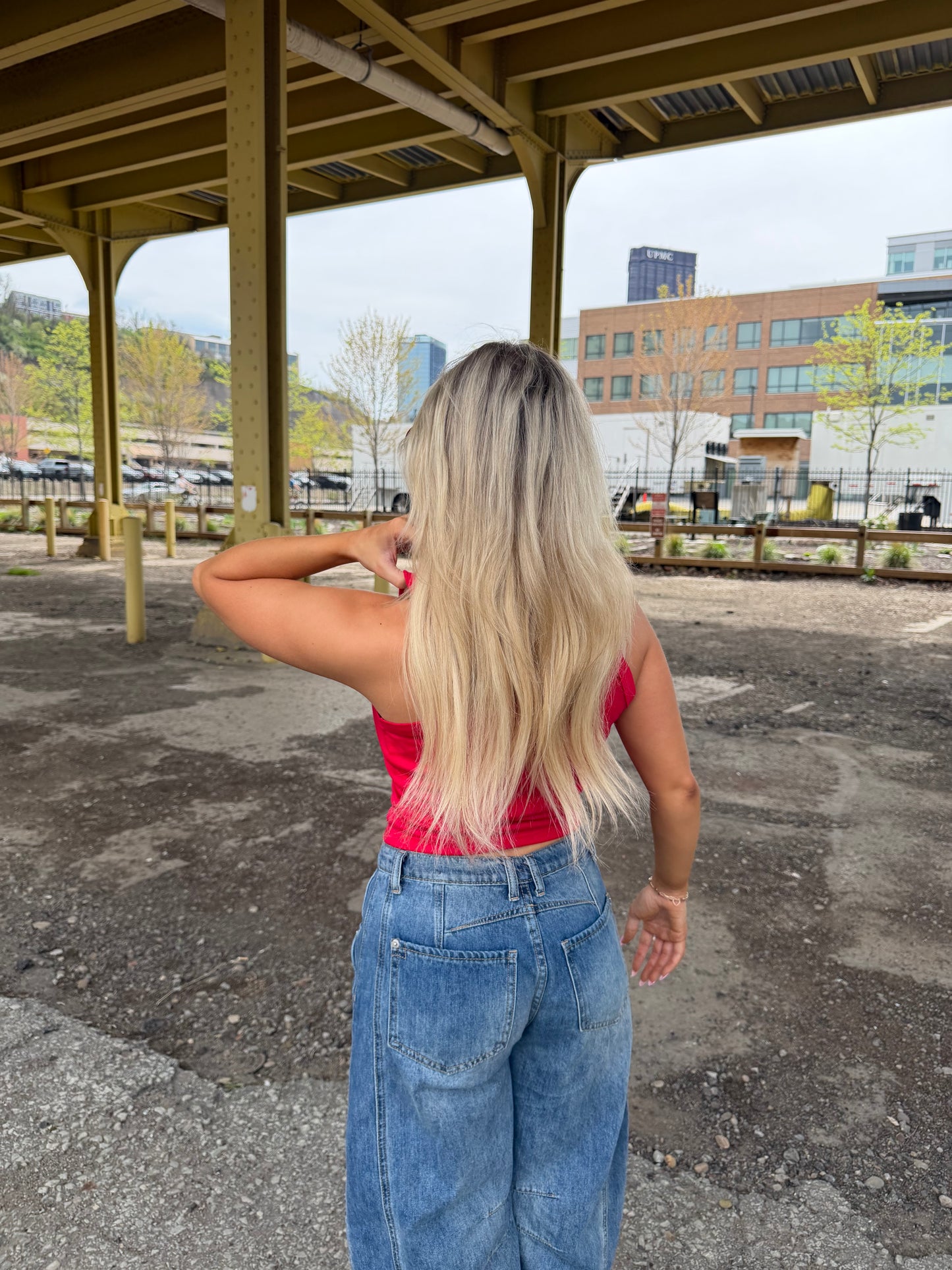 The Burgh Cami in Red