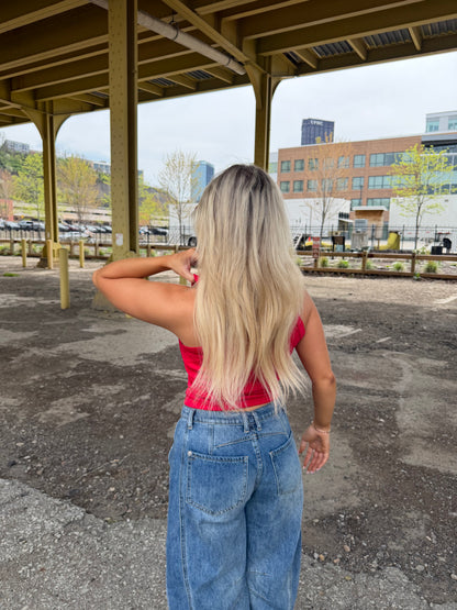 The Burgh Cami in Red