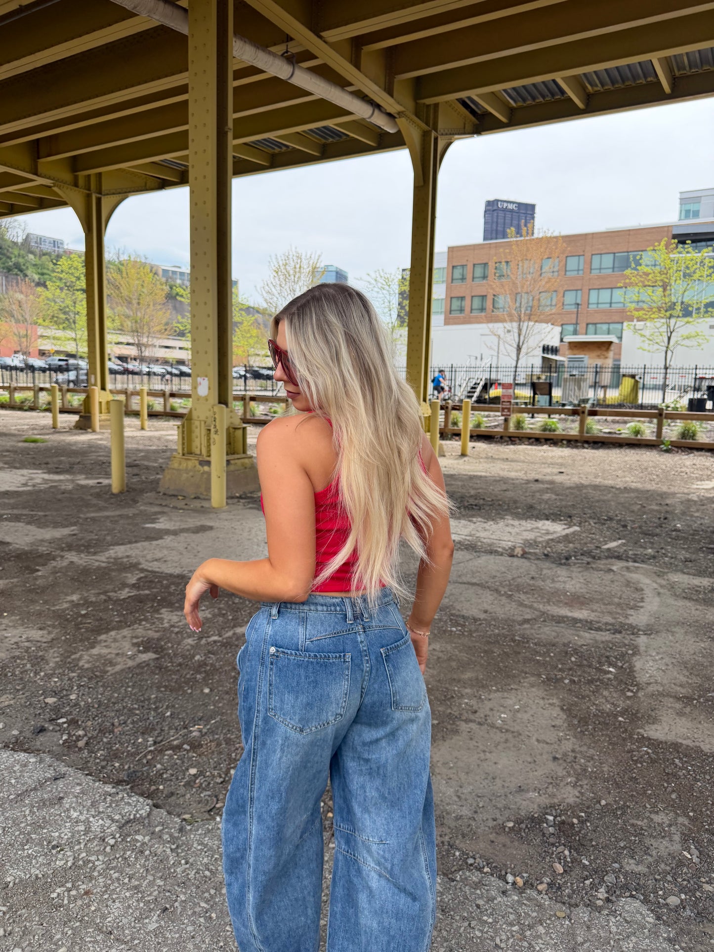 The Burgh Cami in Red