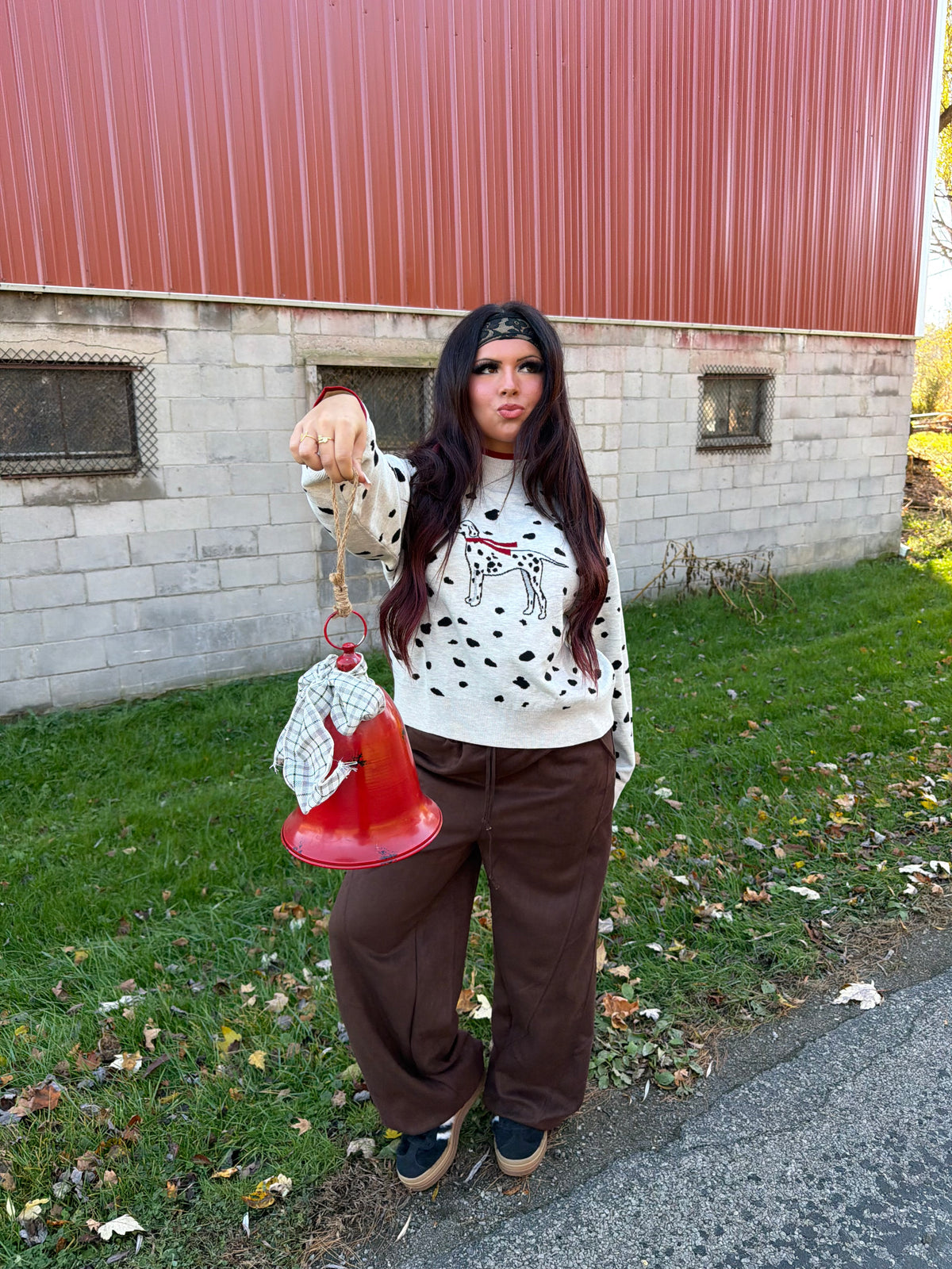 Dalmatian Doll Sweater