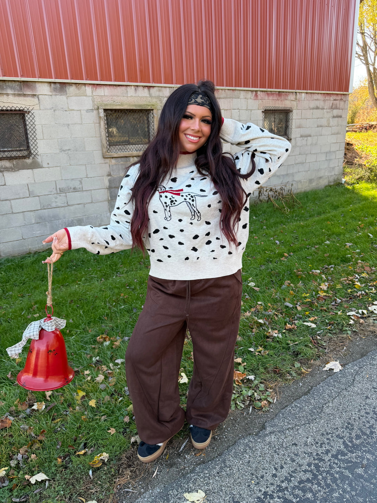Dalmatian Doll Sweater