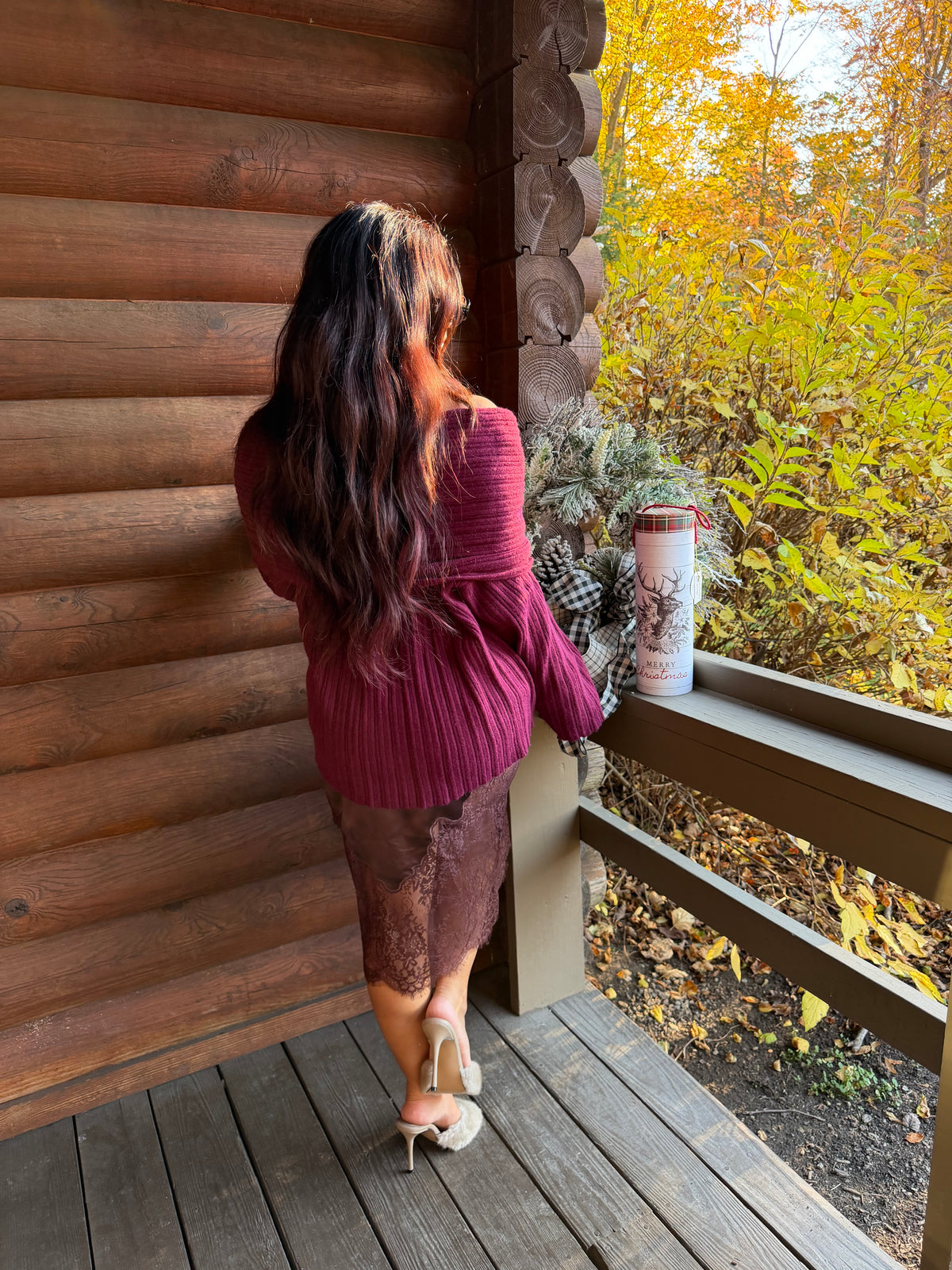 Brown Sugar Satin Skirt