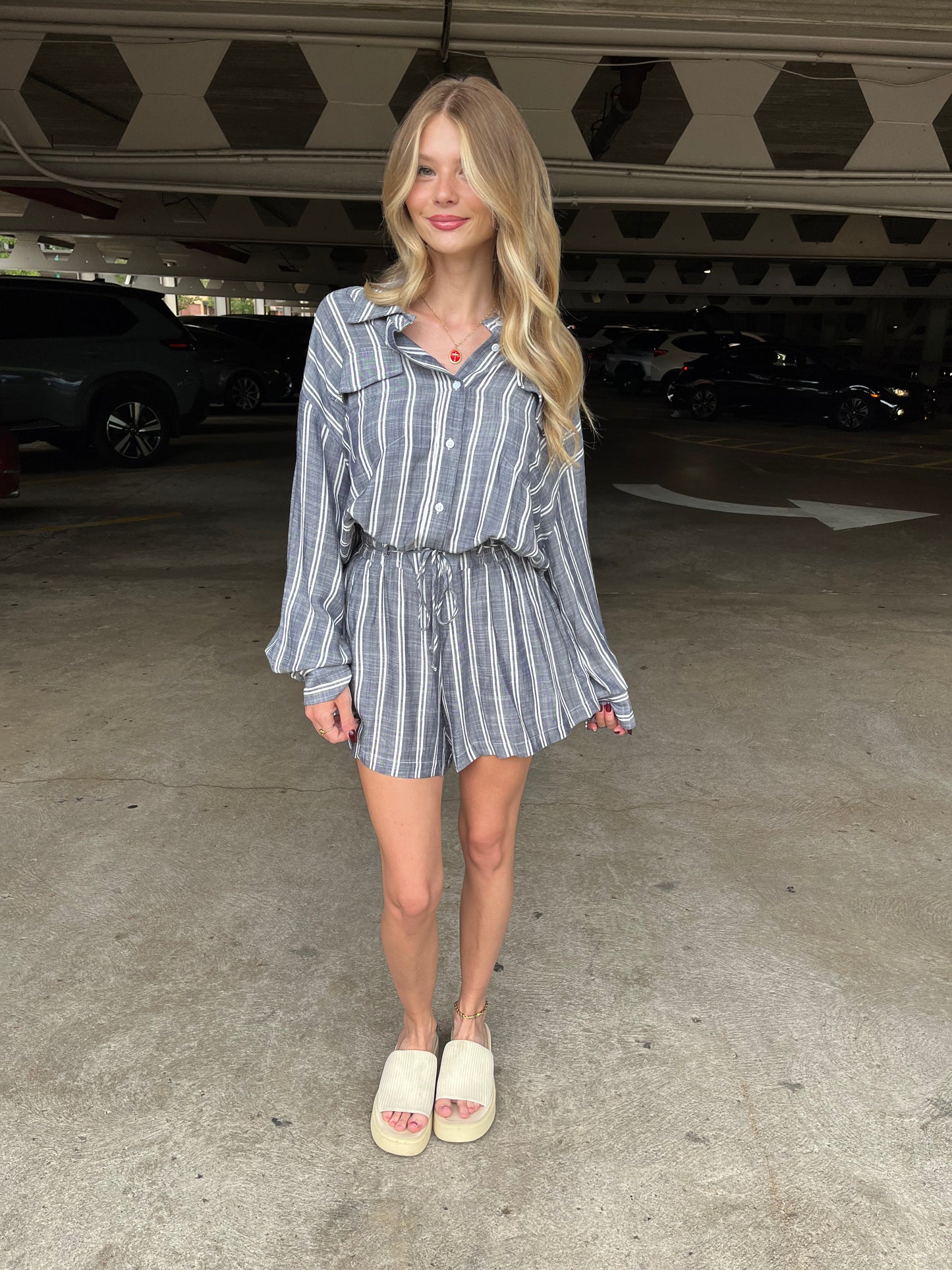 Bonnie Linen Romper