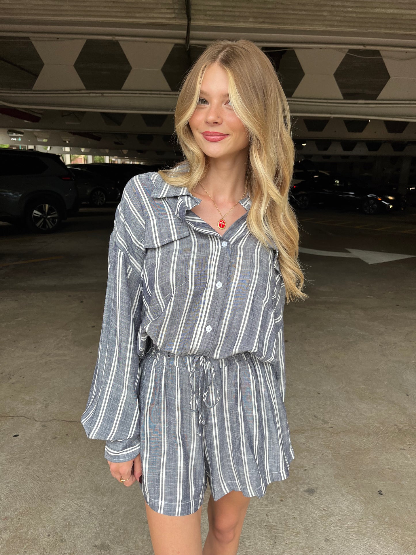 Bonnie Linen Romper