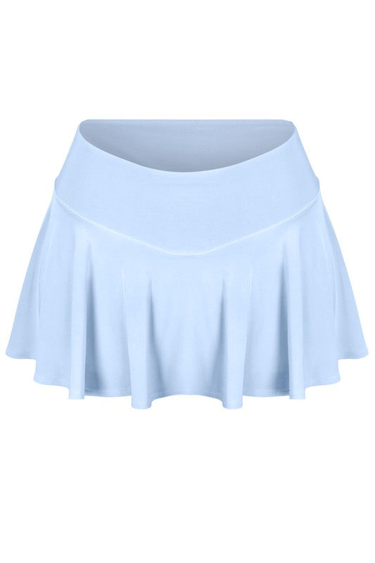 Mini Tennis Skort in Blue