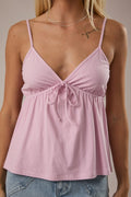 Brushed Softness Babydoll Tank PINK