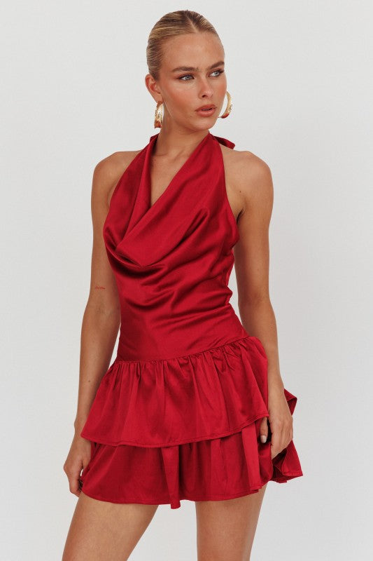 Subliminal Fancy Red Dress