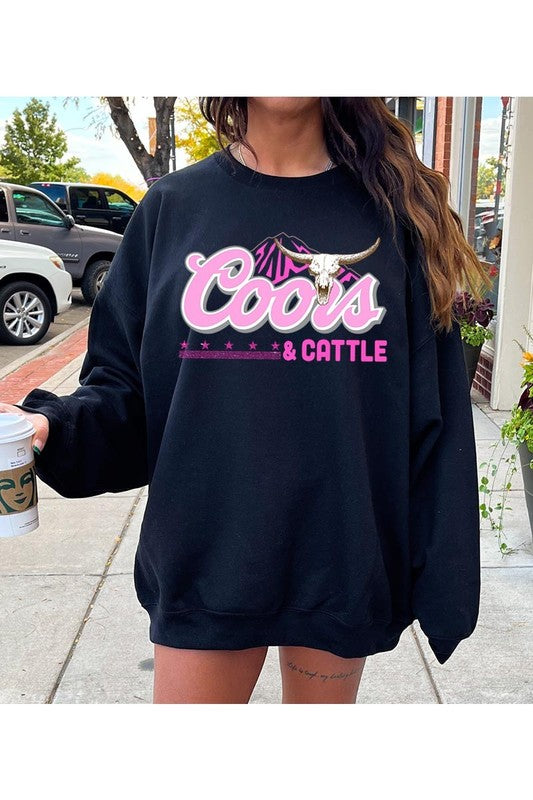 Cute Coors Sweatshirt in Black