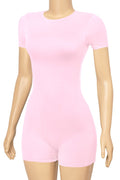 Cycling Romper in Pink