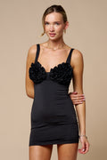 Floral Bust Mini LBD