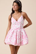Floral Bubblegum Dress