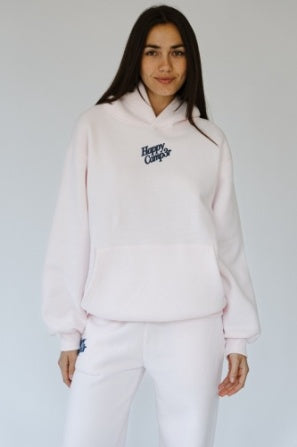 Happy Camp3r Puff Series Hoodie Pale Pink