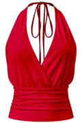 Haven Halter Red Top