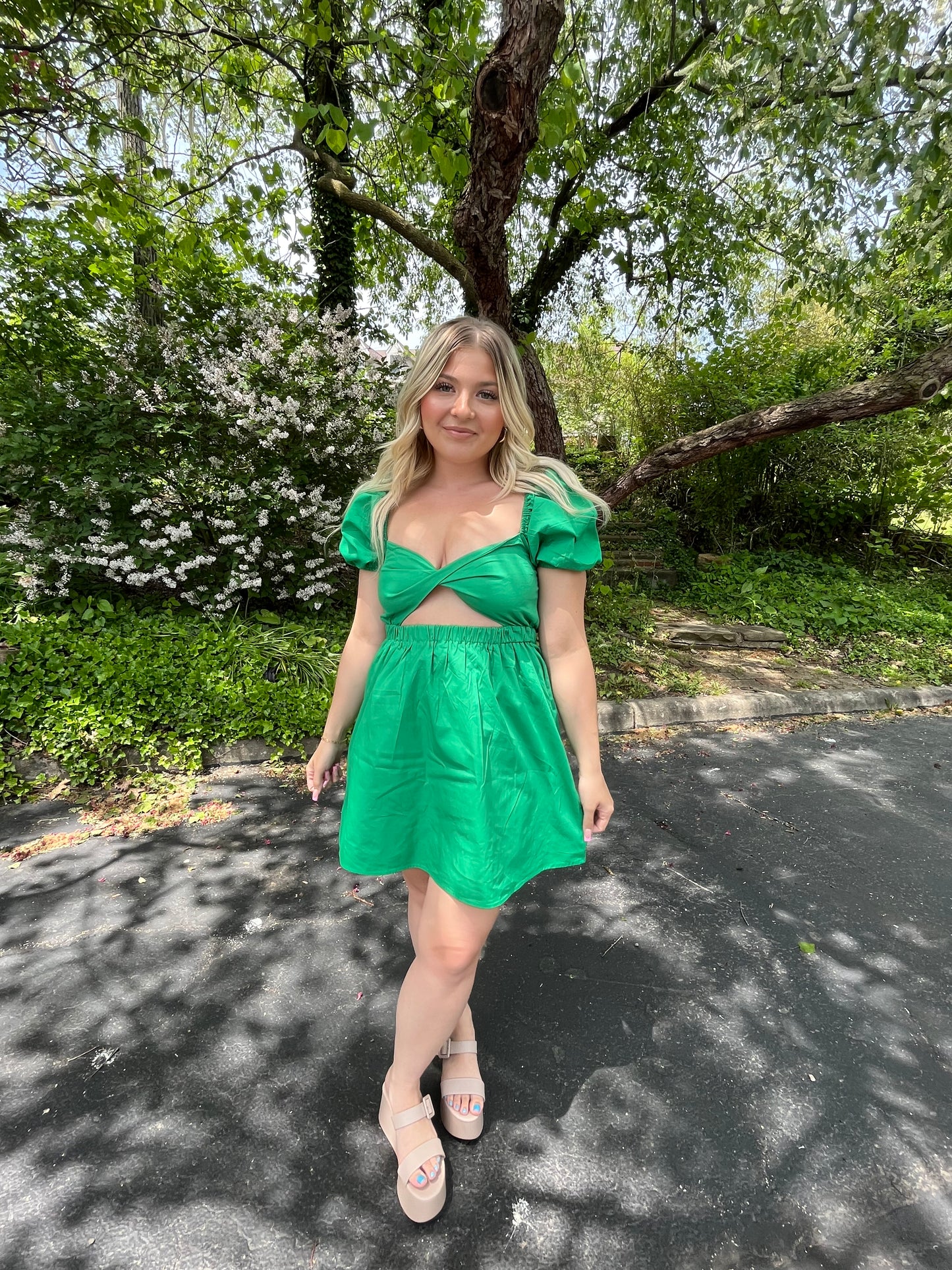 Green Gal Trendy Dress