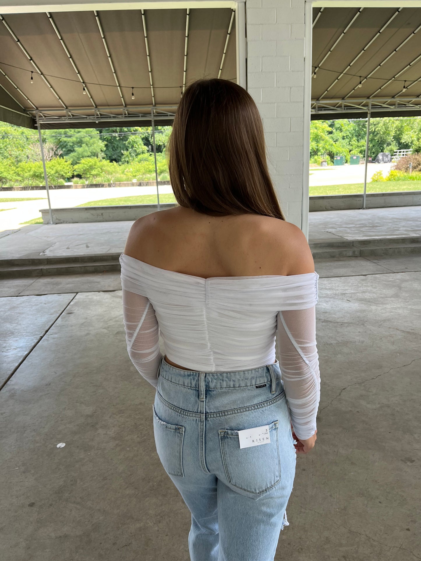 Own The Night Off The Shoulder White