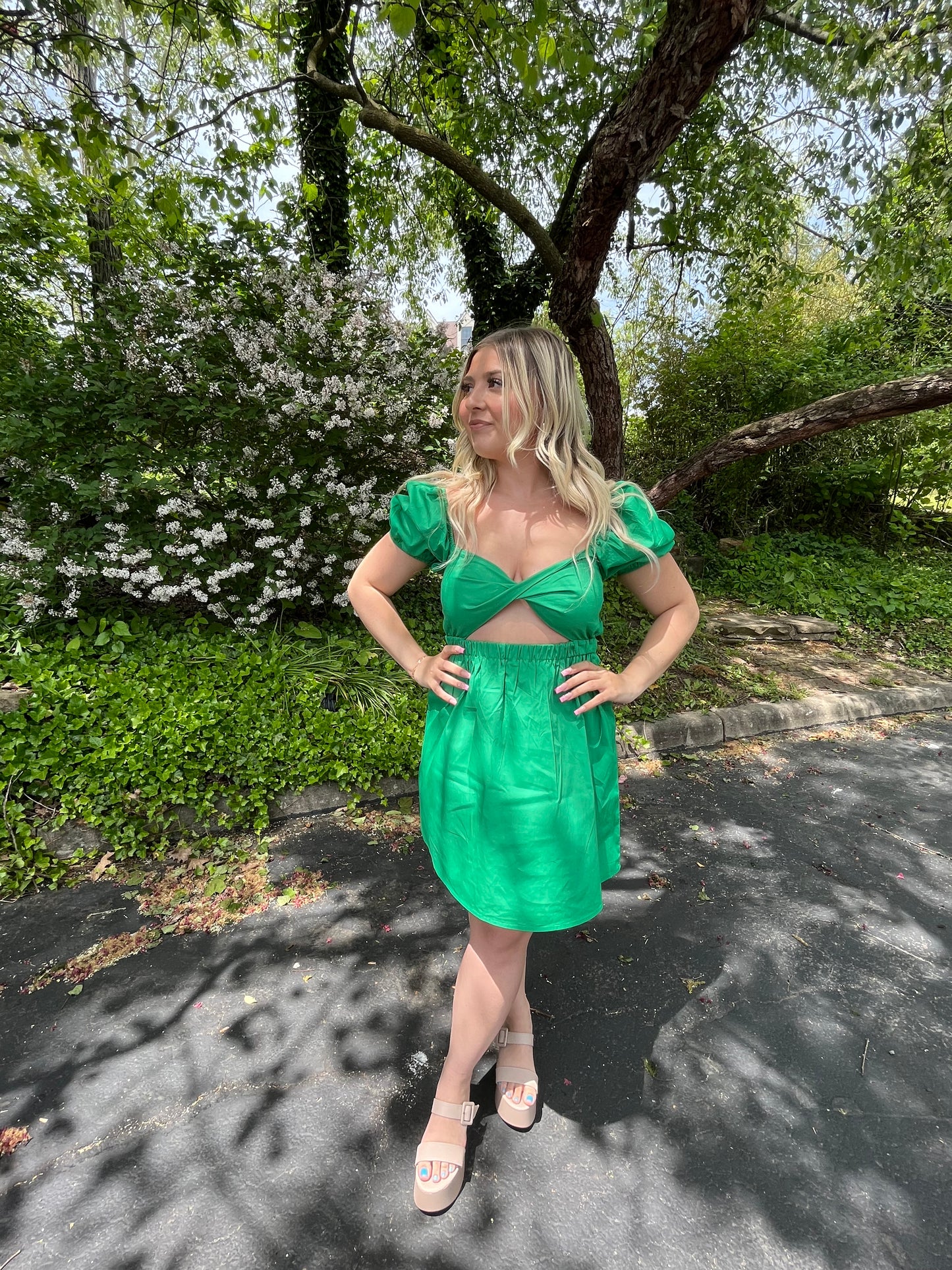 Green Gal Trendy Dress