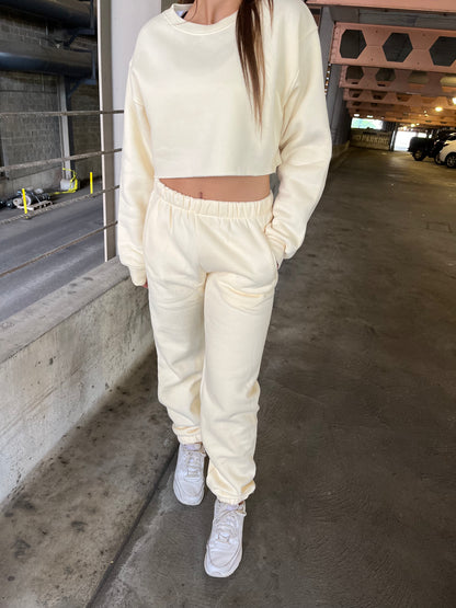 So Fetch Sweatpants in Cream