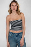 Ma’am Striped Tube in Black