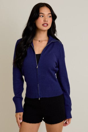 Mild Navy Zip-Up