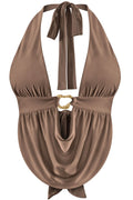 Nights Like These Halter in Mocha