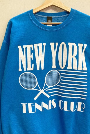 NY Tennis Club Oversized Sweatshirt
