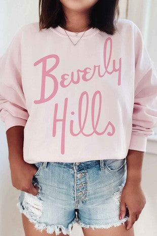 Pink Beverly Hills Sweatshirt