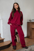 So Fetch Crewneck in Maroon