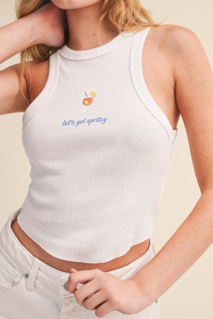 Spritzy Tank in White