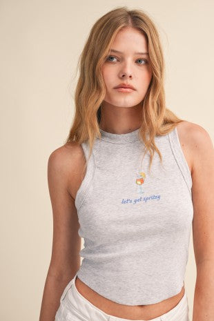 Spritzy Tank in Grey