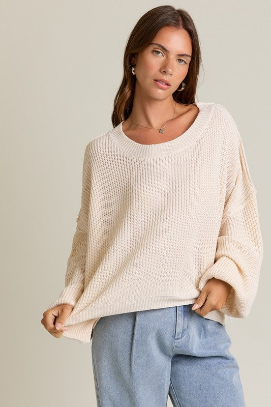 Sugar Talking Sweater in Ivory