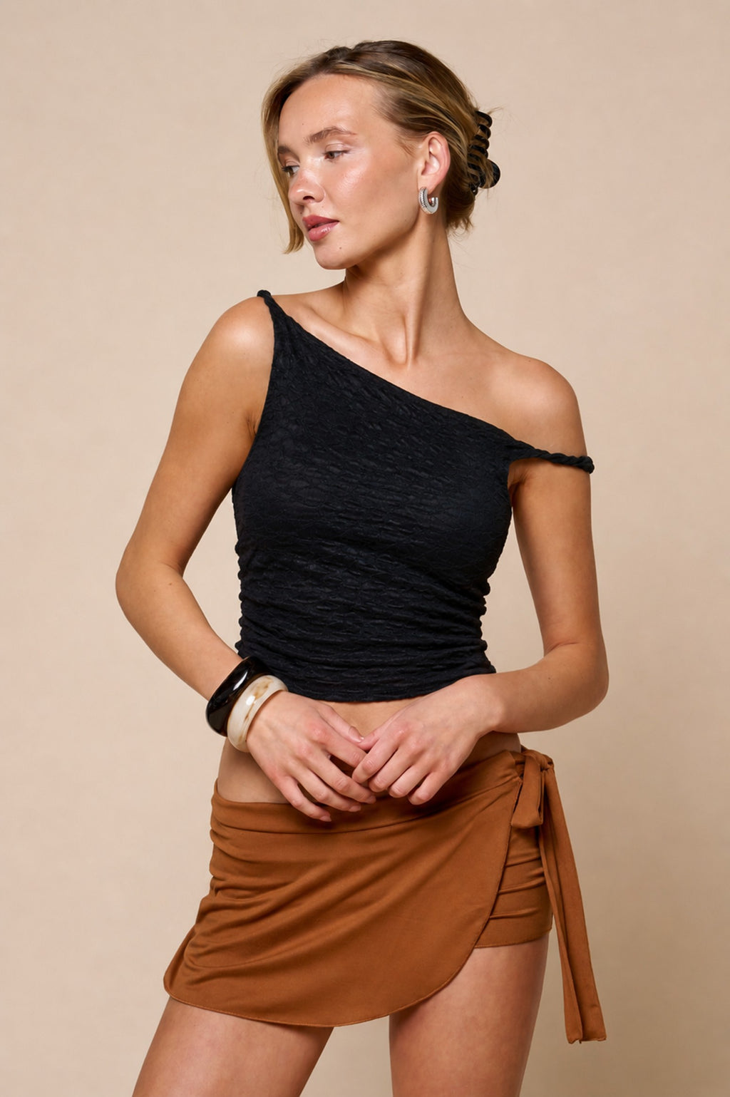 Twisty Top in Black