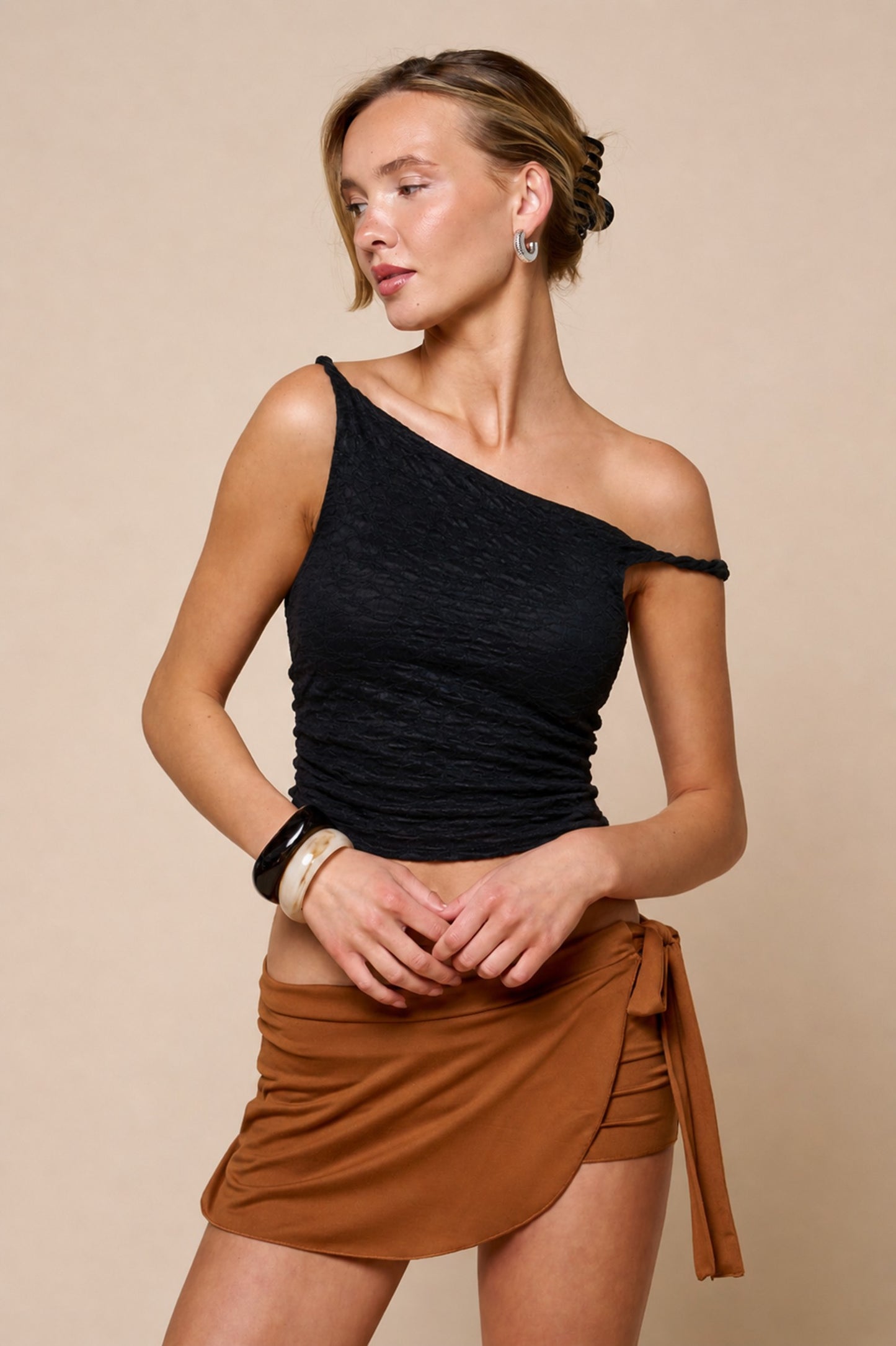Twisty Top in Black