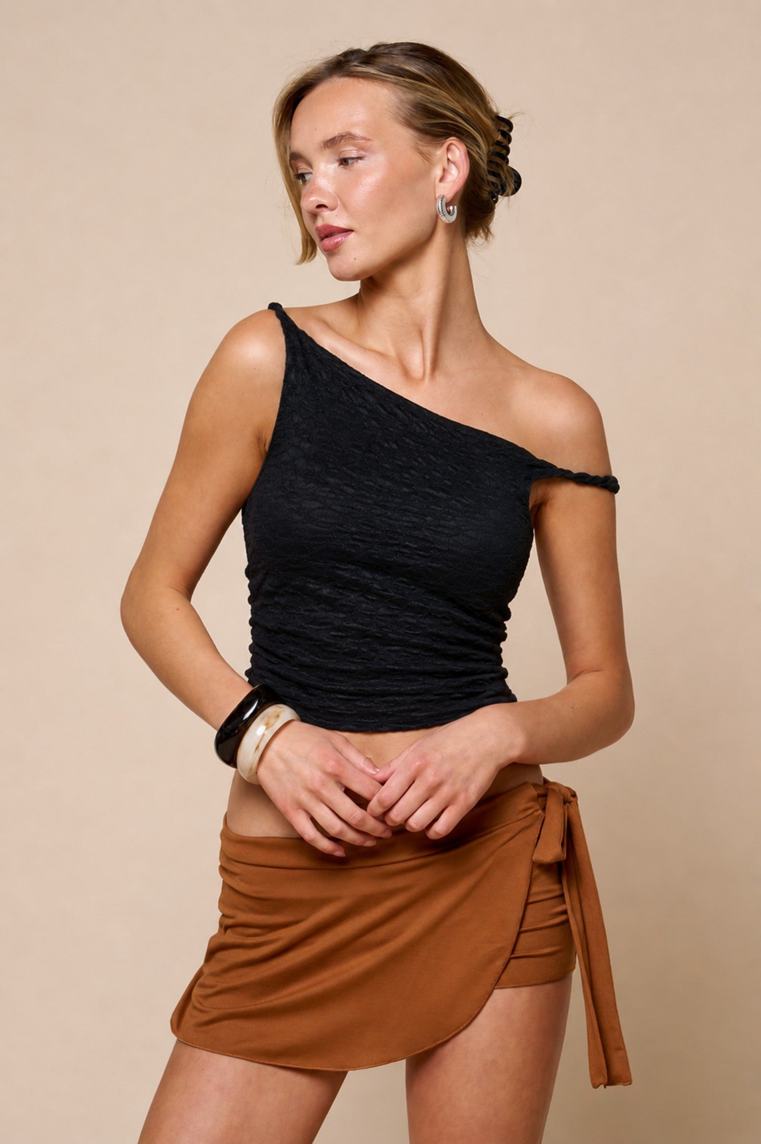 Twisty Top in Black
