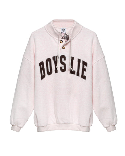 Boys Lie Pink Smoke & Mirrors Henley