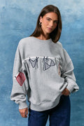 USA Laundry Line Crewneck in Grey