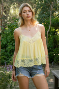 Villa Rosa Tank in Yellow