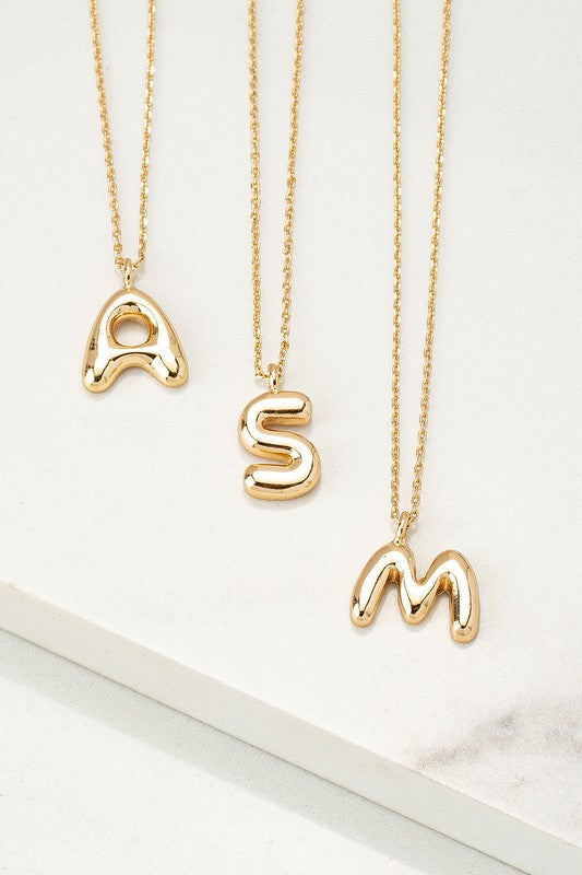 Bubble Initial Chain (Pick Your Letter)