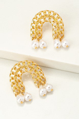 Gold Arch Earring